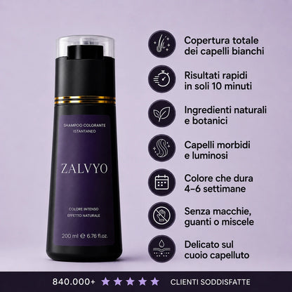 Il modo più semplice per coprire i capelli bianchi.