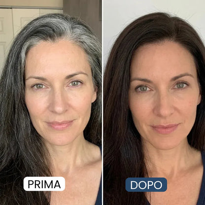 Shampoo Colorante Istantaneo Capelli Bianchi Coperti in 10 Minuti, Senza Sforzo