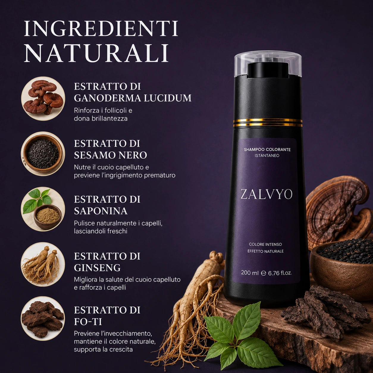 Il modo più semplice per coprire i capelli bianchi.