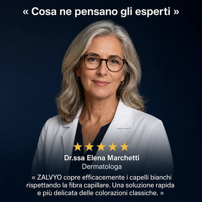 Shampoo Colorante Istantaneo Capelli Bianchi Coperti in 10 Minuti, Senza Sforzo