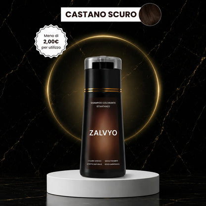 Shampoo Colorante Istantaneo Capelli Bianchi Coperti in 10 Minuti, Senza Sforzo