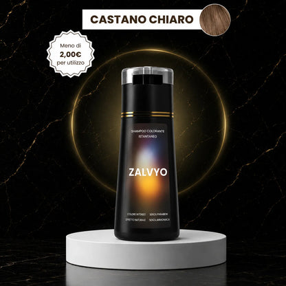 Shampoo Colorante Istantaneo Capelli Bianchi Coperti in 10 Minuti, Senza Sforzo