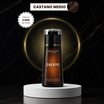 Shampoo Colorante Istantaneo Capelli Bianchi Coperti in 10 Minuti, Senza Sforzo